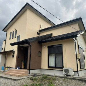 綾川町・善通寺市・まんのう町で行う外壁塗装施工イメージ塗装工事完了の全体写真