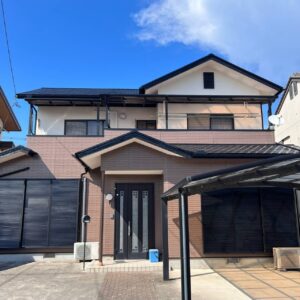 タテイル2で外壁塗装した住宅の完成写真①