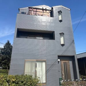タテイル2で外壁塗装した住宅の完成写真③