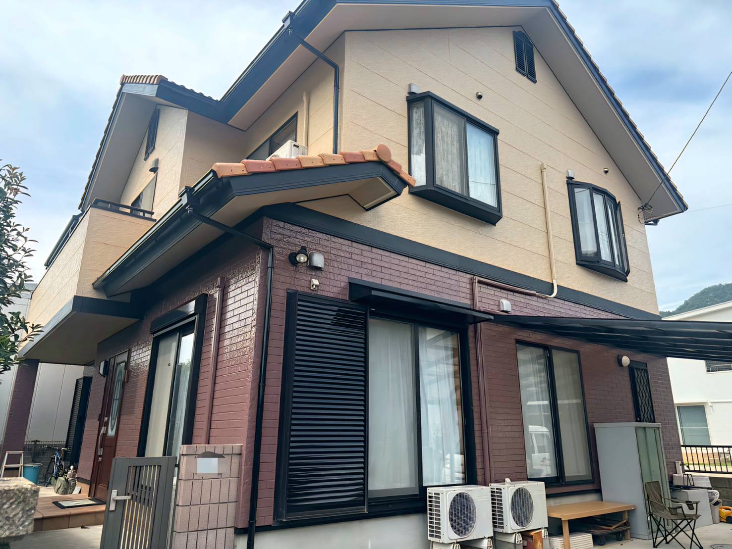 将輝建工・リメイクハウス・ムキムキ塗装外壁塗装で使用される塗料の住宅外観のイメージ