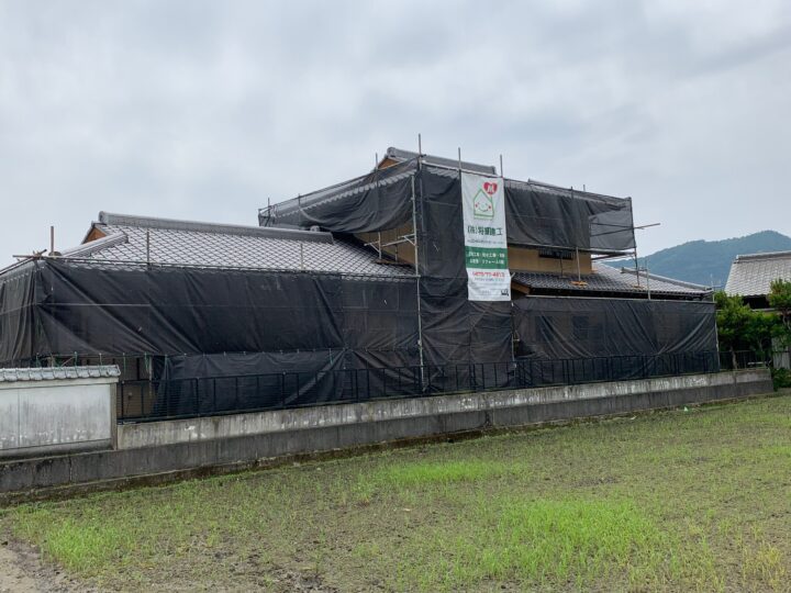 【香川県三豊市】S様邸 外壁塗装工事/外塀塗装