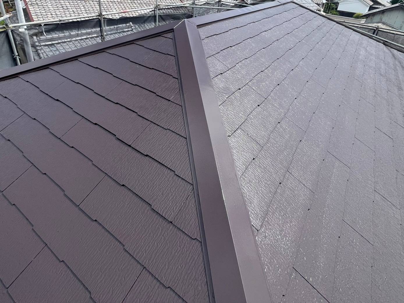 日本ペイントのフッ素塗料による耐候性屋根塗装