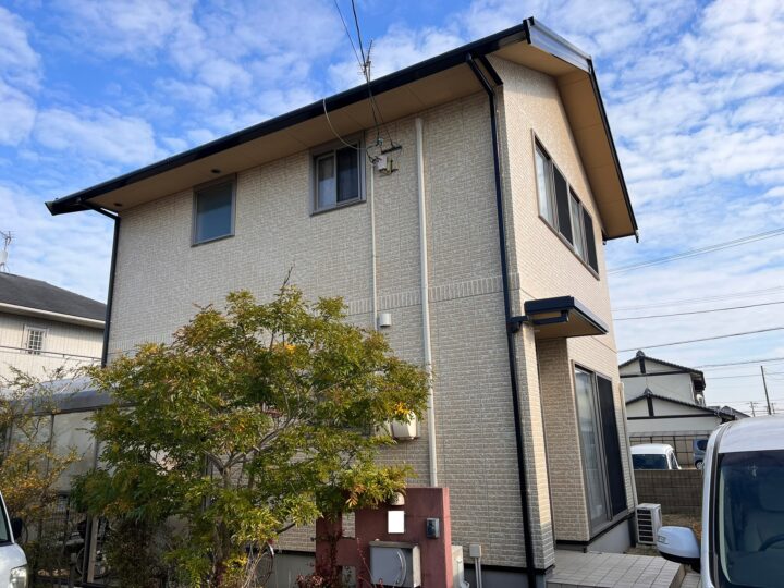 【香川県丸亀市】K様邸　外壁（タイル調仕上げ）・屋根塗装工事