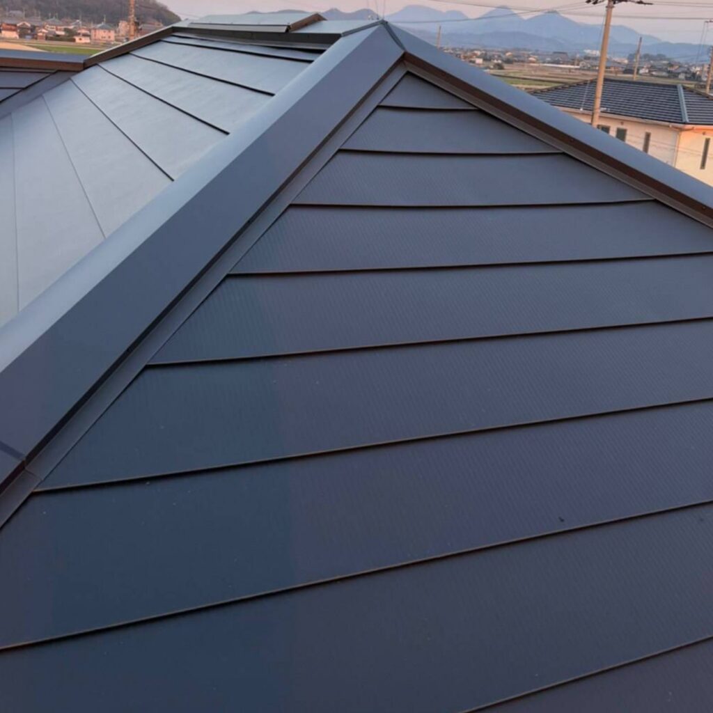香川県仲多度郡屋根改修リフォーム工事カバールーフガルバリウム鋼板
