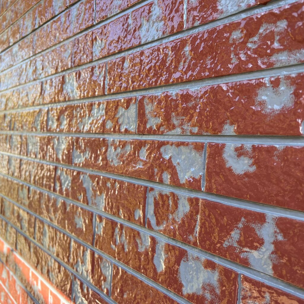 香川県観音寺市外壁塗装リフォーム工事柄付けタイル調塗装