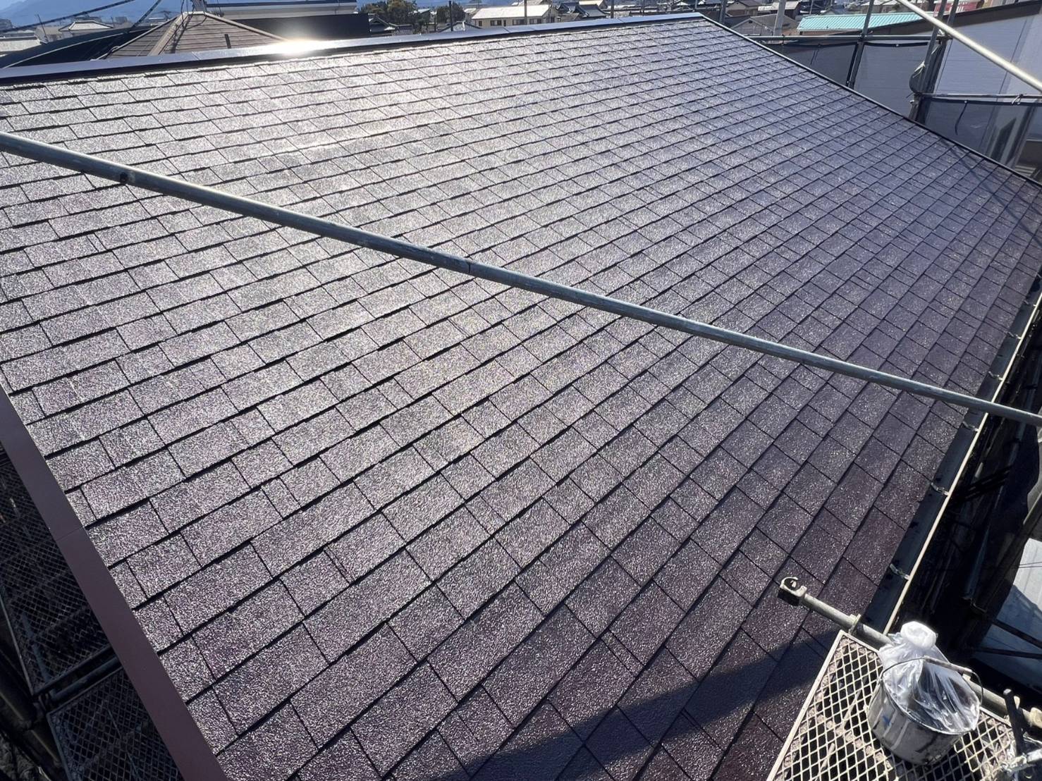 リメイクハウス・ムキムキ塗装　アスファルトシングル　事例