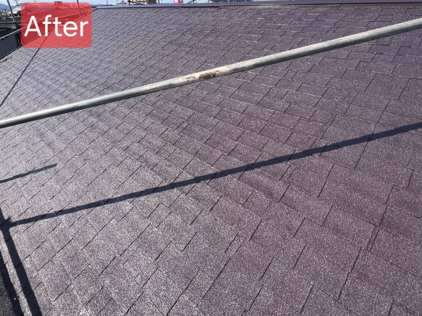 リメイクハウス・ムキムキ塗装　アスファルトシングル　事例