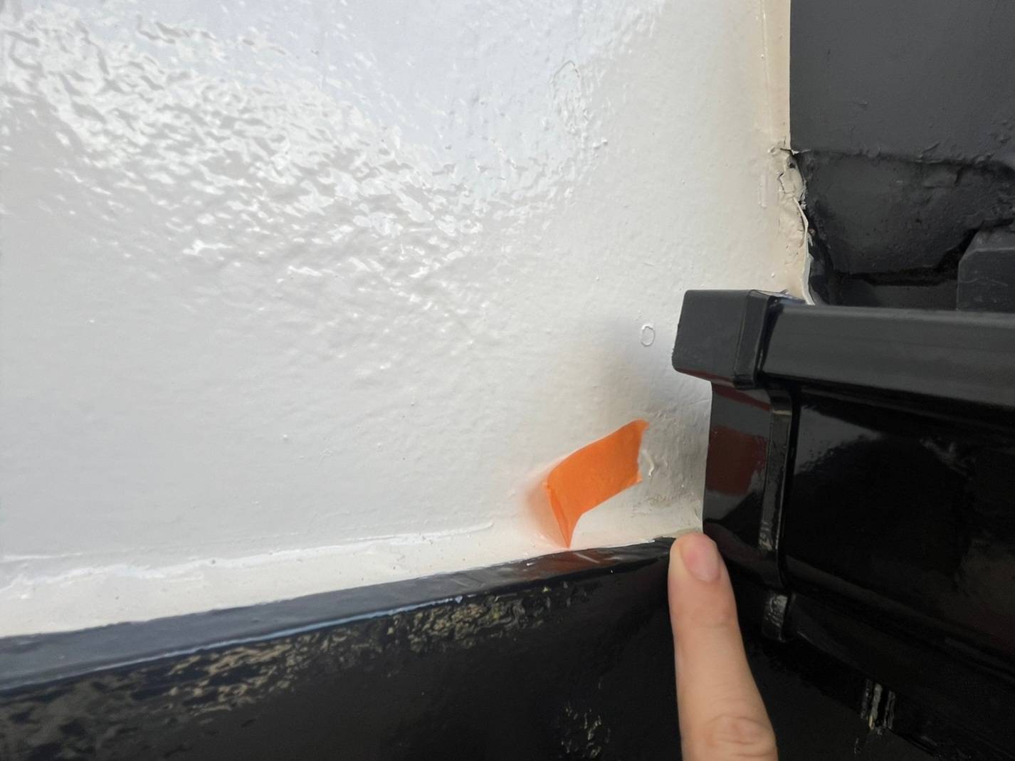 外壁塗装後の点検作業