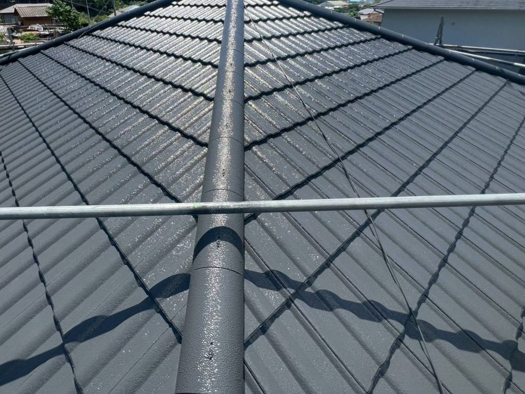 塗装工事完了後の屋根仕上がり