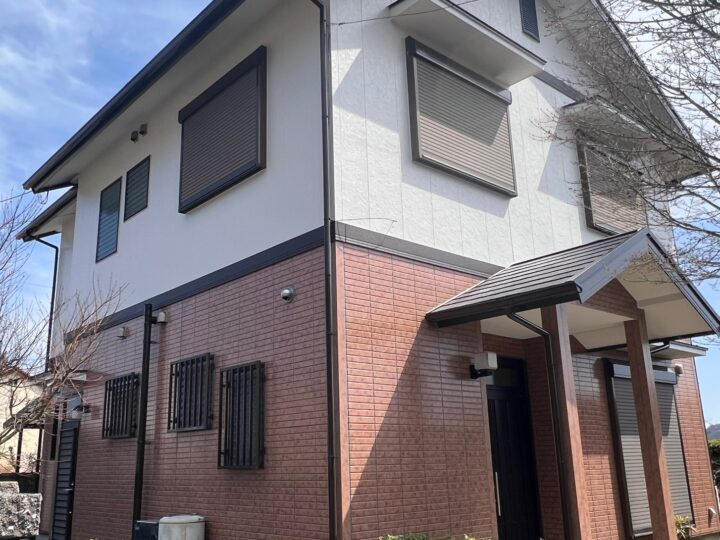 【香川県小豆郡】S様邸　外壁（クリヤー塗装）・屋根塗装工事