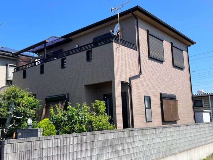 【香川県高松市】K様邸　外壁（タイル調仕上げ）・屋根塗装工事