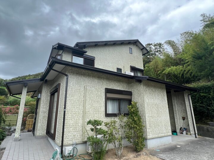 【香川県小豆郡】T様邸　外壁（タイル調）・屋根塗装工事