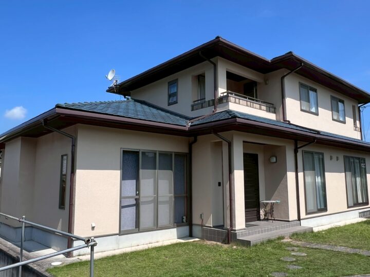 【香川県仲多度郡】N様邸　外壁塗装工事・屋根塗装工事・クリヤー塗装・屋根葺き戻し工事