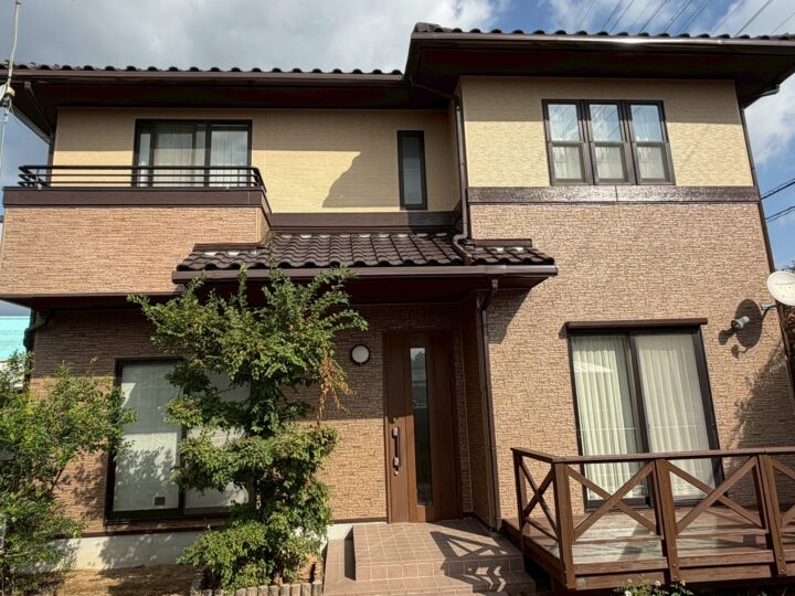 【香川県綾歌郡】Y様邸 外壁塗装工事(クリヤー塗装含む)