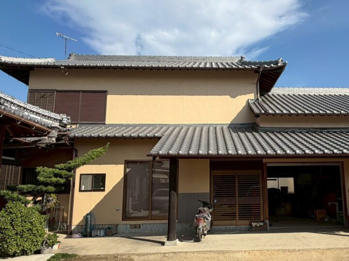 【香川県三豊市】O様邸　外壁塗装工事（クリヤー塗装含む）
