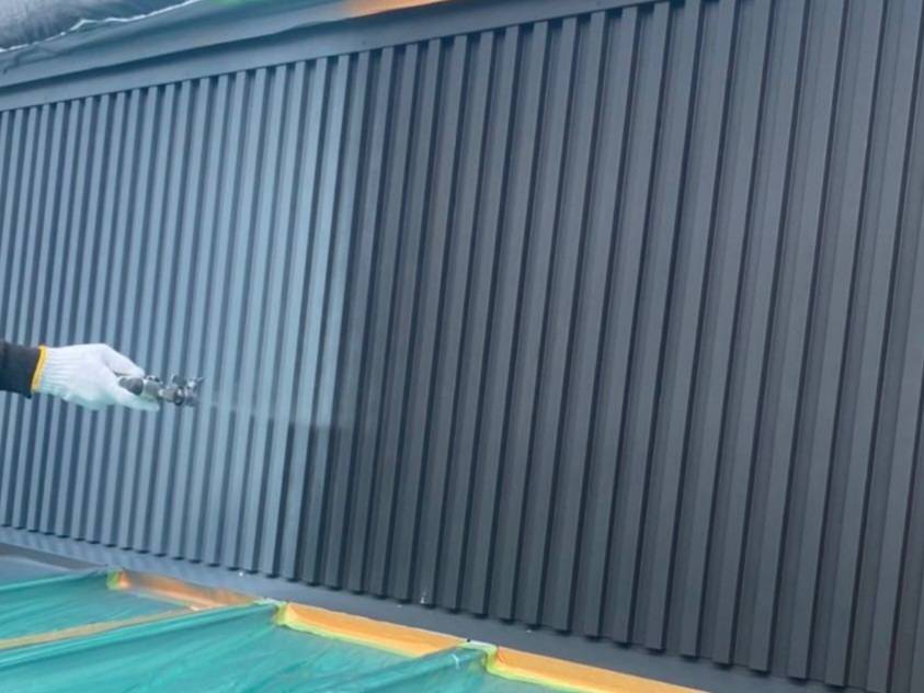 【香川県高松市T様邸】外壁塗装工事例 ガルバリウム鋼板(金属サイディング)※吹き付け塗装