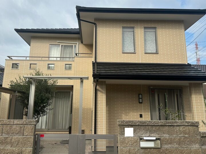 【香川県仲多度郡】F様邸　外壁（タイル調仕上げ）・屋根塗装工事
