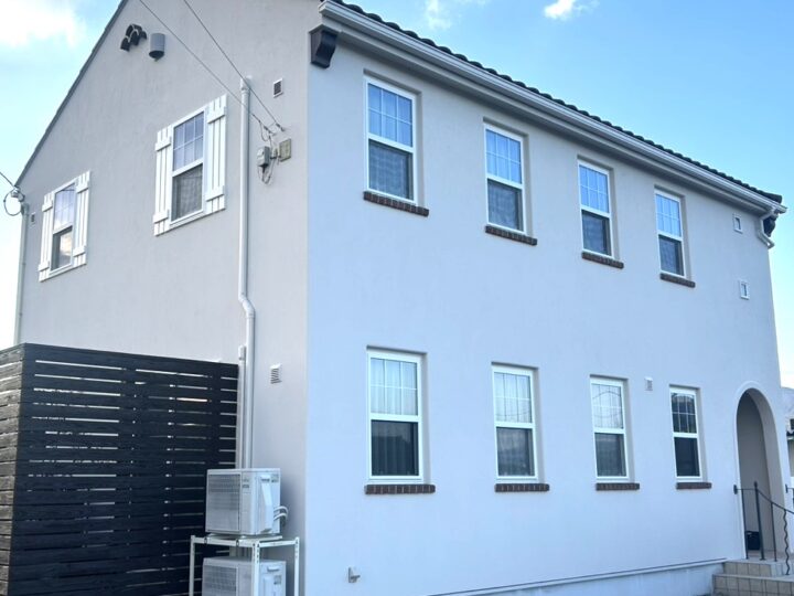 【徳島県板野郡】T様邸 外壁塗装工事(クリヤー塗装含む)