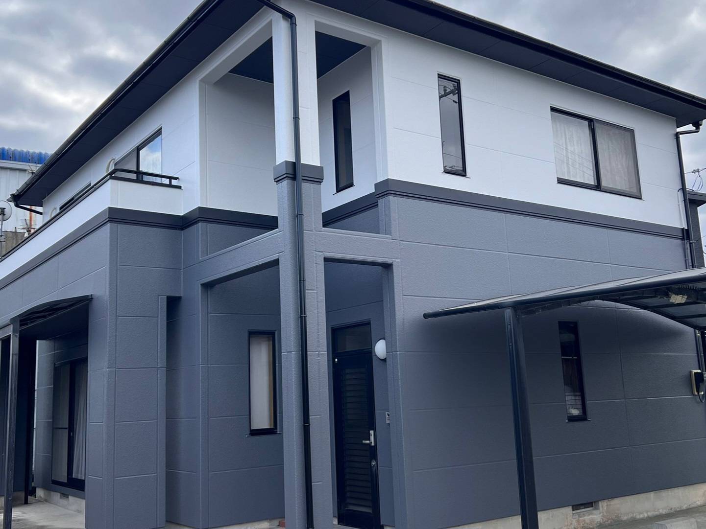 ◆ALC(軽量気泡コンクリート)パネル リメイクハウス・ムキムキ塗装施工事例 香川県観音寺市F様邸