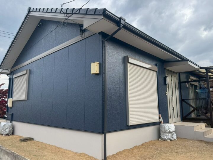 【香川県小豆郡】H様邸 外壁塗装工事・屋根塗装工事(クリヤー塗装含む)