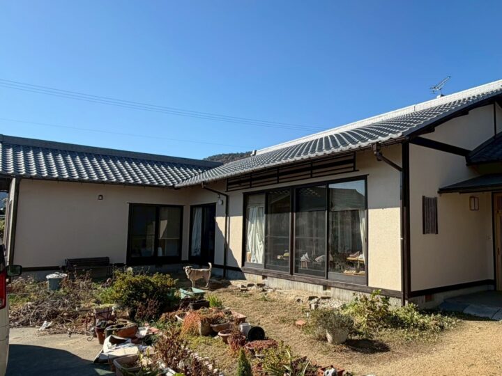 【香川県三豊市】H様邸　外壁塗装工事（クリヤー塗装含む）