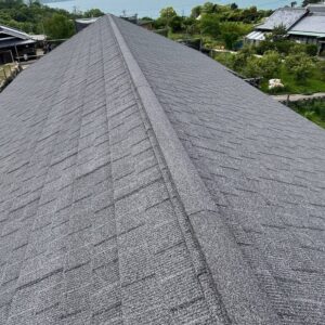 香川県愛媛県沿岸部で施工したジンカリウム鋼板屋根
