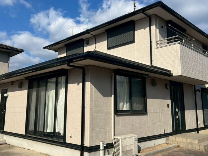 【香川県東かがわ市】T様邸 外壁塗装工事・屋根塗装工事(クリヤー塗装含む)