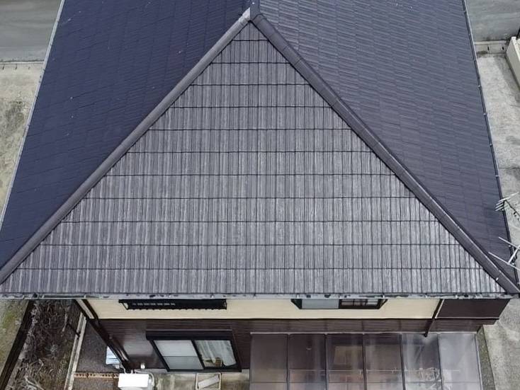 ドローン撮影で確認した施工工事完工写真