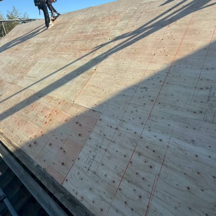 香川県 屋根葺き替え 野地板補修工事