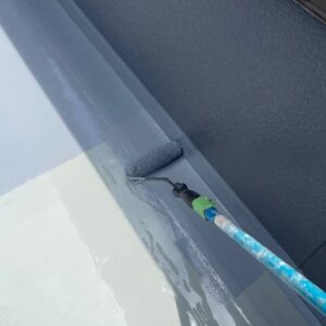 防水トップコート塗り替え施工（紫外線保護メンテナンス）
