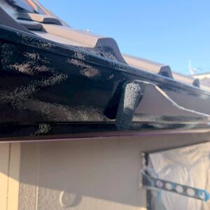 愛媛県四国中央市　付帯部塗装　雨樋