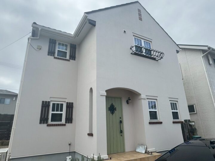 【香川県木田郡】H様邸　外壁塗装工事（クリヤー塗装含む）