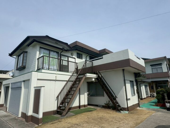 【香川県小豆郡】N様邸　外壁塗装工事・屋根塗装工事・屋上防水工事