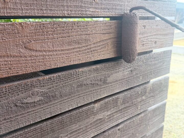 ウッドデッキ塗装