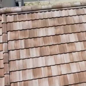 洋瓦 S型デザイン瓦 陶器瓦　施工前