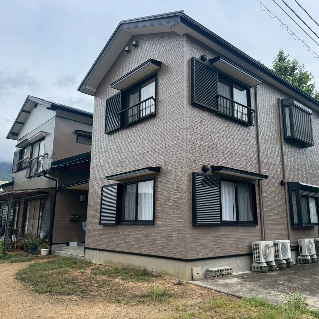 有機HRC塗料を使用した高耐久外壁塗装の施工事例