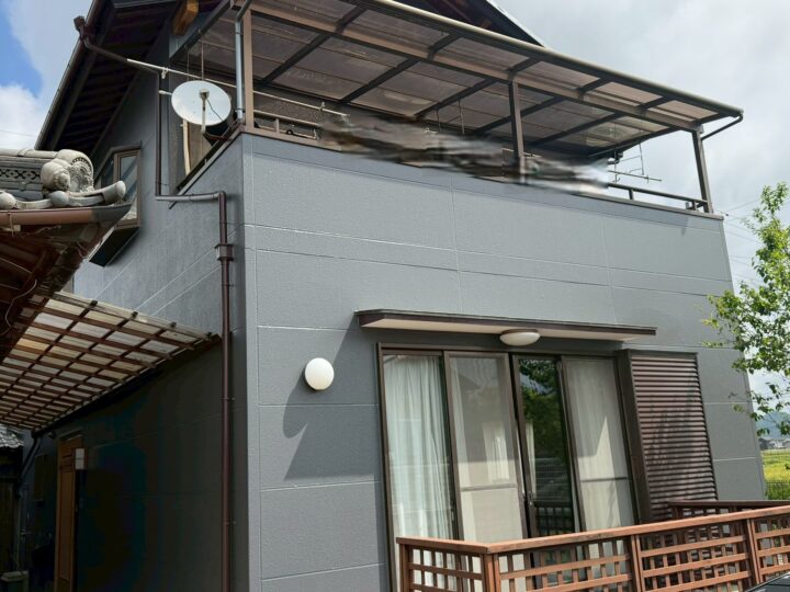 【香川県丸亀市】I様邸　外壁塗装工事（クリヤー塗装含む）