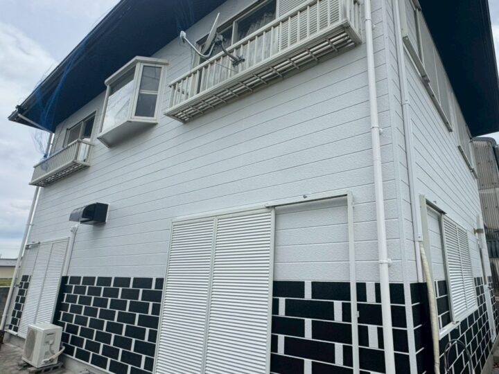 【香川県木田郡】O様邸　外壁塗装工事（クリヤー塗装含む）