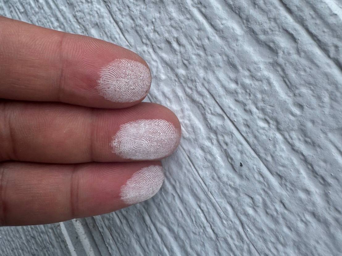 将輝建工・リメイクハウス・ムキムキ塗装　外壁劣化症状①