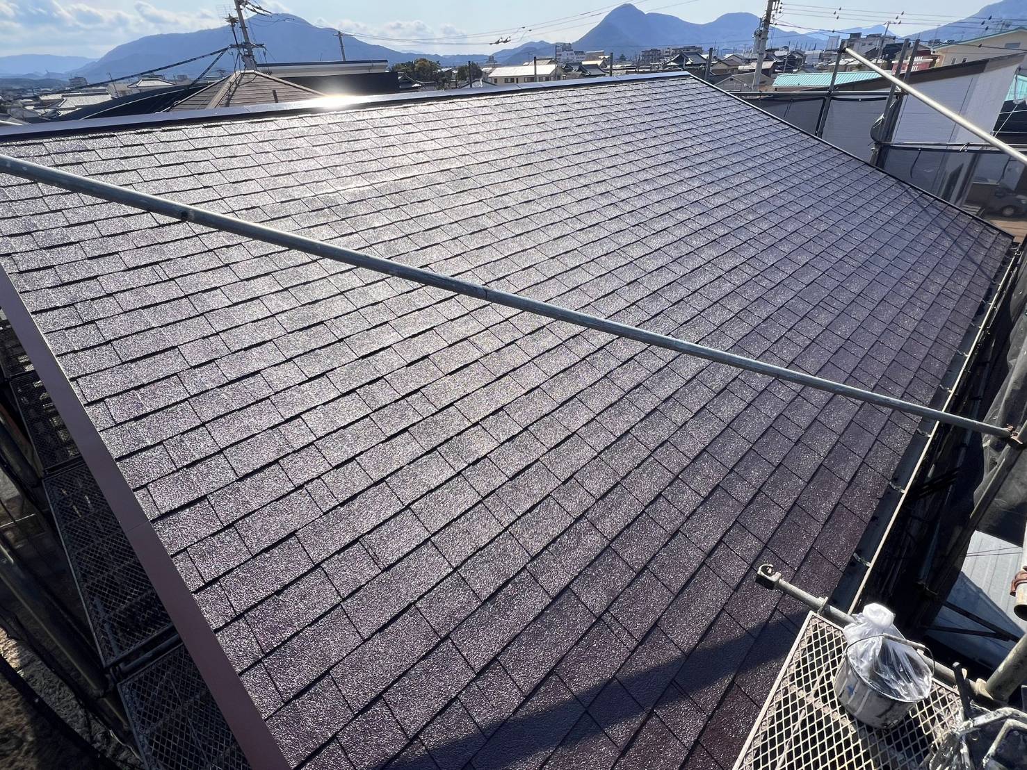 将輝建工・リメイクハウス・ムキムキ塗装　アスファルトシングル施工事例①