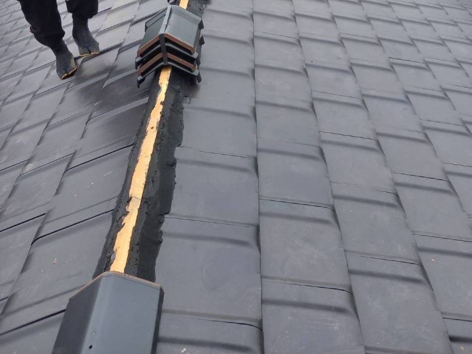 将輝建工・リメイクハウス・ムキムキ塗装　屋根　葺き替え工事　工程②