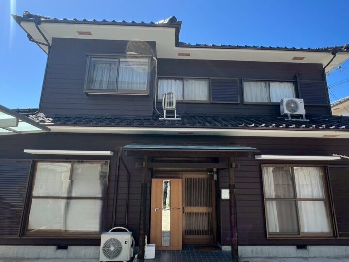 【愛媛県四国中央市】O様邸　外壁塗装工事（クリヤー塗装含む）