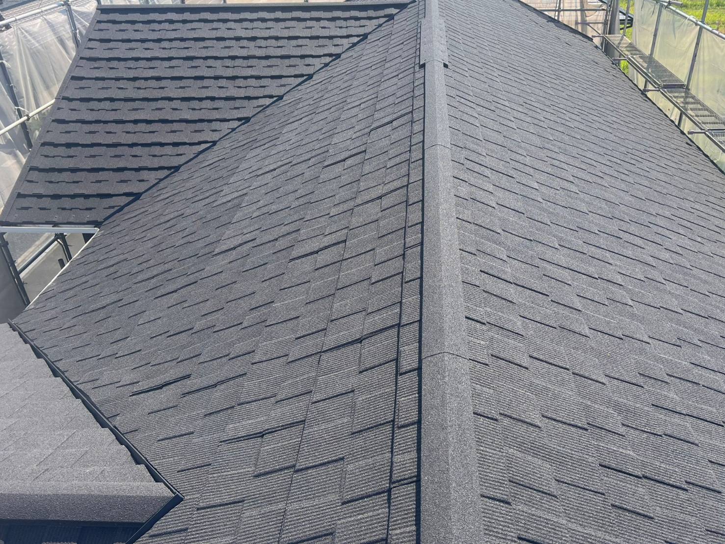 将輝建工・リメイクハウス・ムキムキ塗装　ジンカリウム鋼板施工事例①