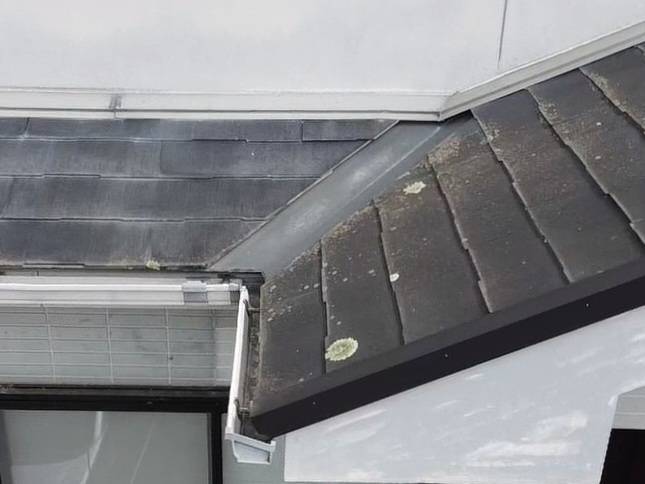 塗装工事できない屋根材パミールの層状剥離：香川県愛媛県雨漏り調査