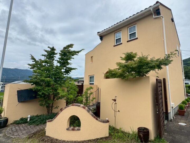 【徳島県美馬郡】H様邸　外壁塗装工事（クリヤー塗装含む）