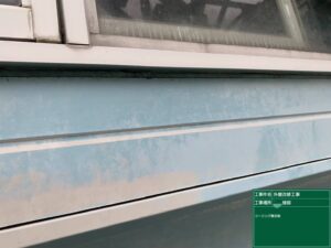 外壁コーキング打ち替え工事の施工工程 撤去から充填まで(撤去前)