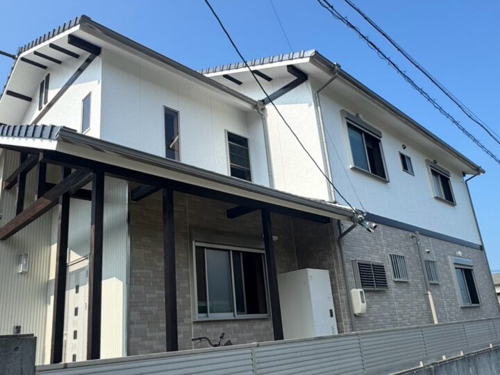 【香川県小豆郡】N様邸　外壁塗装工事（クリヤー塗装含む）