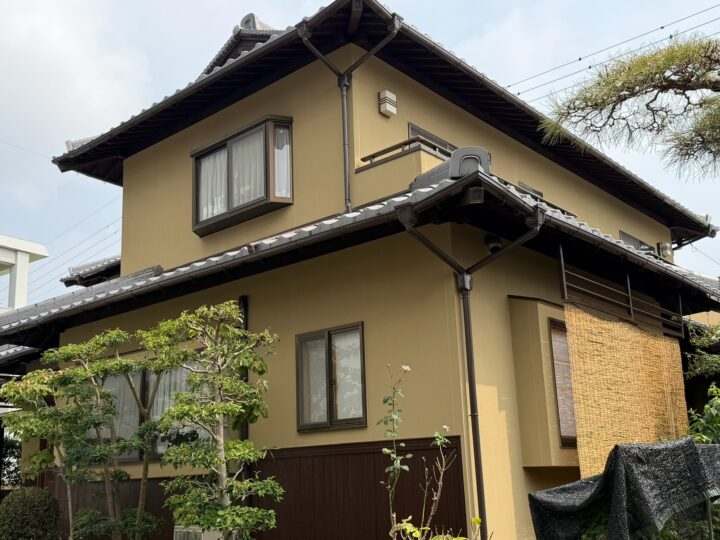 【香川県観音寺市】K様邸　外壁塗装工事（クリヤー塗装含む）