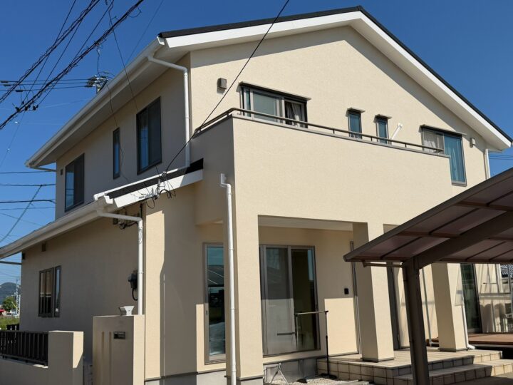 【香川県坂出市】S様邸　外壁塗装工事・屋根カバールーフ工事