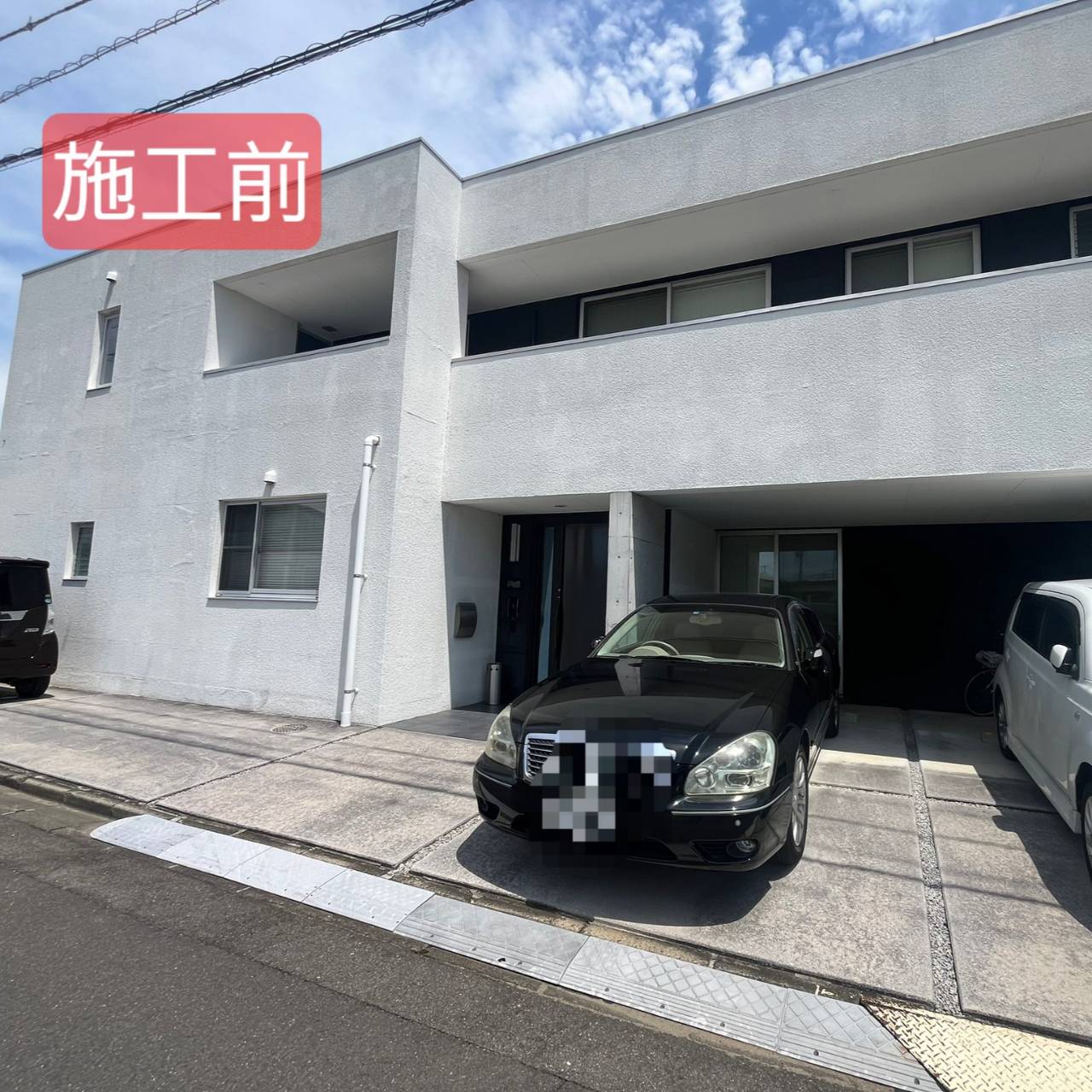 香川県高松市　F様邸　外壁塗装工事(ツートンカラー)　ビフォー写真